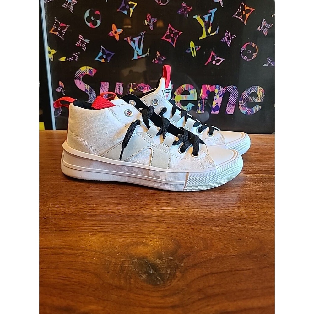 Conversr All Star White Gray Youth Size 5 Womens 6.5